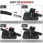 Psiven Ab Roller Wheel for Core Strength Training