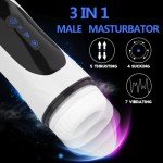 3-in-1 Automatic Male Masturbator with Vibration