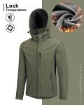 Men's Waterproof Softshell Jacket with Hood, Oliver Green