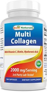 Natural Multi Collagen Capsules for Hair, Skin, Nails
