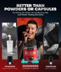 Dralot Creatine Monohydrate Gummies for Energy & Muscle