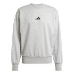 adidas Men's Fleece Sweatshirt in Medium Grey Black