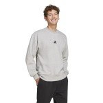 adidas Men's Fleece Sweatshirt in Medium Grey Black