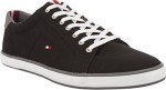 Tommy Hilfiger Men's Black Vulcanized Trainers, Size 9