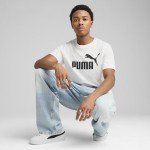 PUMA Men's Essential Logo T-Shirt - White