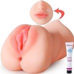 3D Silicone Realistic Male Masturbator Sex Toy