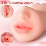 3D Silicone Realistic Male Masturbator Sex Toy