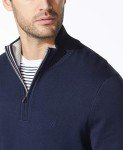 Nautica Men's Navy Quarter-Zip Sweater, Small