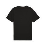 PUMA Men's Black Essential Logo T-Shirt, Medium