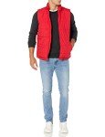 Men's Midweight Red Puffer Vest - XX-Large