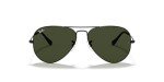 Ray-Ban Black Aviator Sunglasses with G-15 Lenses