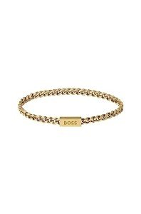 BOSS Men's Stainless Steel Chain Bracelet - Medium