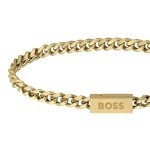 BOSS Men's Stainless Steel Chain Bracelet - Medium