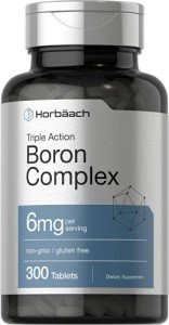 Triple Boron Complex 6 mg Vegetarian Supplement - 300 Tablets