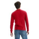 Hanes Men's Long Sleeve Beefy Henley - Burnt Brick