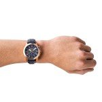 Fossil Men's Grant Blue Analog Watch FS4835