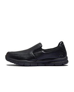 Skechers Men's Nampa Groton Black Size 10 Wide