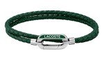 Lacoste Men's Green Leather Starboard Bracelet