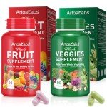 Superfood Fruit and Veggie Supplement Capsules Bundle
