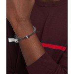 Tommy Hilfiger Men's Black Braided Link Bracelet
