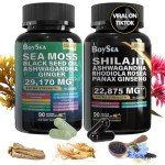 Men's Sea Moss and Shilajit Supplement Bundle