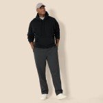 Men's Fleece Sweatpants - Big & Tall Charcoal