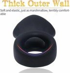Silicone Penis Sleeve and Ball Stretcher for Men