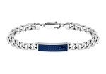 Lacoste Men's Silver Chain Bracelet - 190mm