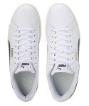 PUMA Smash 3.0 Leather Sneakers - White/Black/Gold