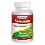 Selenium 200 mcg Supplement - 240 Capsules