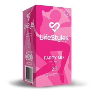 Lifestyles® Party Mix Condoms - 20 Count