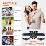 Muscle Toner ABS Stimulator with Gel Pads