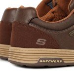 Skechers Men's Waterproof Cavell Sneaker in Chocolate