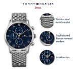 Tommy Hilfiger Men's Kane Stainless Steel Watch, 44mm
