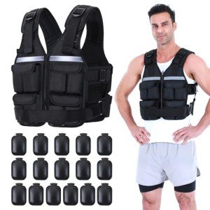 Sportneer Adjustable Weighted Vest for Workouts