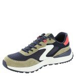 Skechers Men’s Fury Lace Low Sneakers, Navy Taupe