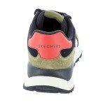 Skechers Men’s Fury Lace Low Sneakers, Navy Taupe