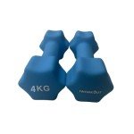 IWORKOUT Neoprene Hex Dumbbells Set - 4KG