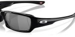 Oakley Fives Squared Sunglasses, Polished Black & Grey