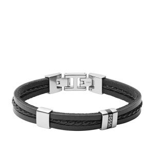 Fossil Vintage Black Casual Men's Bracelet