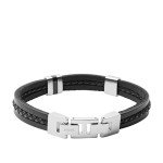 Fossil Vintage Black Casual Men's Bracelet