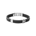 Fossil Vintage Black Casual Men's Bracelet