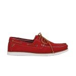 Wild Rhino Men's Brighton Red Suede Boat Shoes