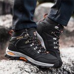 Men's Lightweight Non-Slip Hiking Shoes - Black