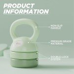 MIKE SPORT 3-in-1 Adjustable Kettlebell Set