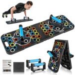 Foldable Adjustable Push Up Board - 56 in 1