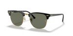 Ray-Ban Clubmaster Polarised Sunglasses, Black/Gold 51mm