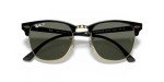 Ray-Ban Clubmaster Polarised Sunglasses, Black/Gold 51mm