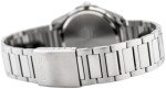 Casio Silver Strap Analog Watch with White Dial
