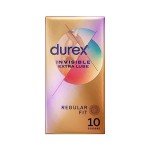 Durex Invisible Extra Lube Condoms - 10 Pack